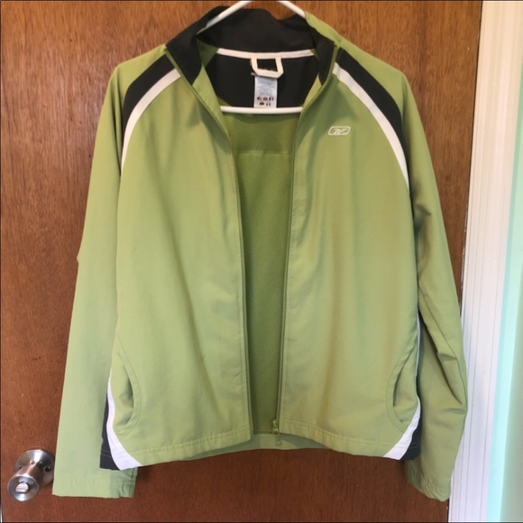 reebok green jacket